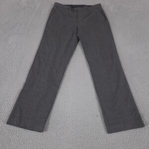 Lauren Ralph Lauren Pants Mens 33x32 Gray Straight Leg 100% Wool Dress Trousers